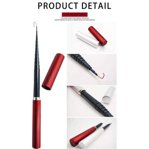 Planet Gates 2.5M Fishing Rod Portable Pocket Telescopic Mini Pen Fishing Rod Pole Fiberglass Ultralight Spinning Without Guide China