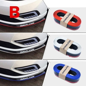 Planet Gates 2.5M Front Car Bumper Protector Rubber Car Protector Front Bumper Guards Lip Mouldings Splitter Chin Body Auto Bumper Exterior