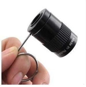 Planet Gates 2.5X17.5  Subminiature Mini Pocket High Power Monocular Telescope Pocket Key Chain Hiking Camping Travel Hunting Scope