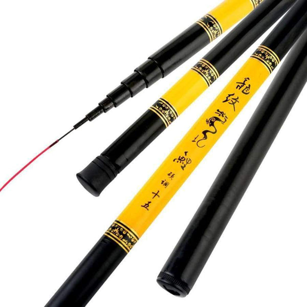Planet Gates 2.7 m New Ultra-hard Ultra-lightweight Fishing Rod Pole Rod 2.7-7.2M FRP Fishing Rod Comfortable Durable Lightweight Stylish