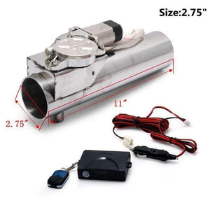 Planet Gates 2.75 Inch 2"/2.25"/2.5"/2.75"/3" Exhaust Pipe Electric I Pipe Exhaust Electrical Cutout with Remote Control Wholesale Valve EP-CUT01G