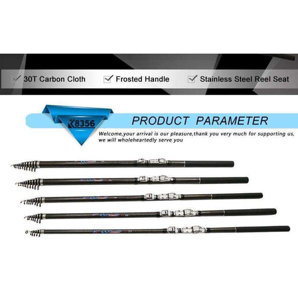 Planet Gates 2.7m 3.6M 4.5M 5.4M 3.0M 6.3M Spinning Fishing Rod M Power Telescopic Rock Fishing Rod Carp Feeder Rod Surf Spinning Rod