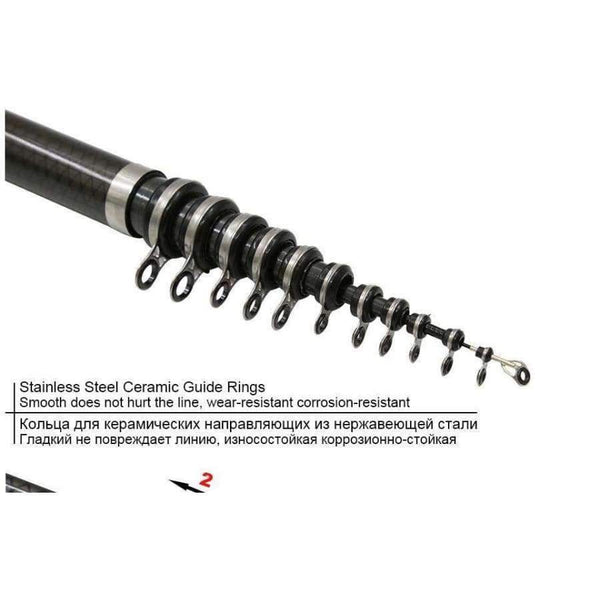 Planet Gates 2.7m 3.6M 4.5M 5.4M 3.0M 6.3M Spinning Fishing Rod M Power Telescopic Rock Fishing Rod Carp Feeder Rod Surf Spinning Rod