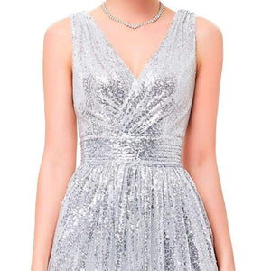 Planet Gates 2 as picture / 6 / China Kate Kasin Long Bridesmaid Dresses Red Silver Pink Black Gold Sequins Wedding Party Dresses for Bridesmaids 2018 Prom Gown Green