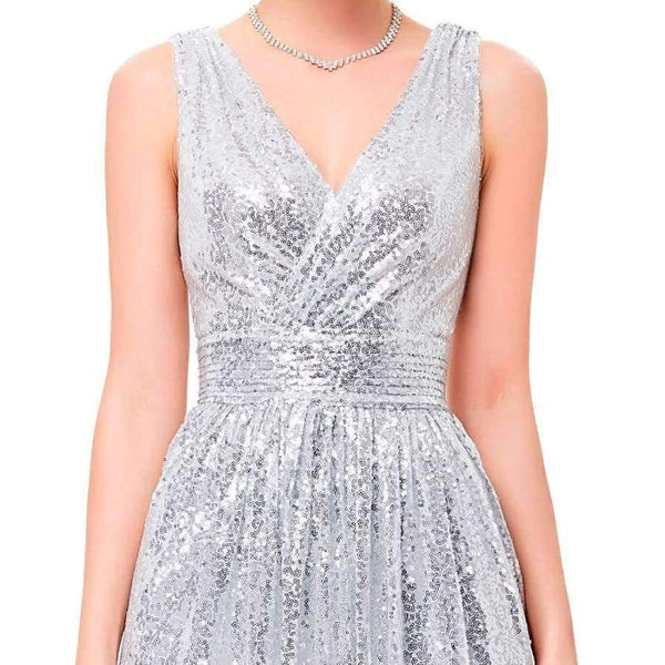 Planet Gates 2 as picture / 6 / China Kate Kasin Long Bridesmaid Dresses Red Silver Pink Black Gold Sequins Wedding Party Dresses for Bridesmaids 2018 Prom Gown Green