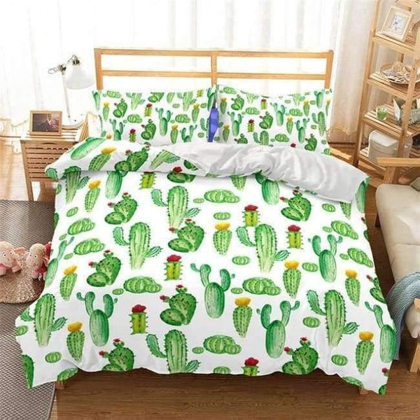 Planet Gates 2 / AU queen / China 3D Bedding Set Cactus Print Duvet cover set lifelike bedclothes with pillowcase bed set home Textiles #2-7