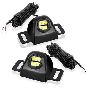 Planet Gates 2 Black Car Reverse Light Backup Tail Light Auto Led Bulb Motorcycle Reversing Lamp Parking Auxiliary Light DRL 6000K White Car Styling