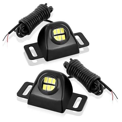 Planet Gates 2 Black Car Reverse Light Backup Tail Light Auto Led Bulb Motorcycle Reversing Lamp Parking Auxiliary Light DRL 6000K White Car Styling