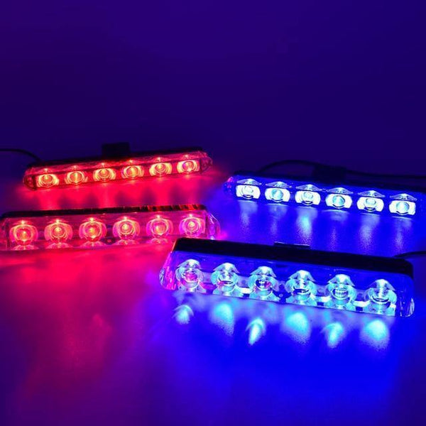 Planet Gates 2 Blue 2 Red Wireless Remote Stroboscope Led Police Light 4*6 Led Car Truck Ambulance Emergency Flashing Firemen Strobe Warning Light DC 12V
