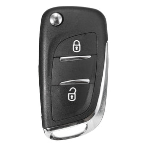 Planet Gates 2 Button Modified Fob Fold Remote Car Key Shell Case Uncut Blade For Peugeot 107 207 307 308 407 Auto Replacement Parts