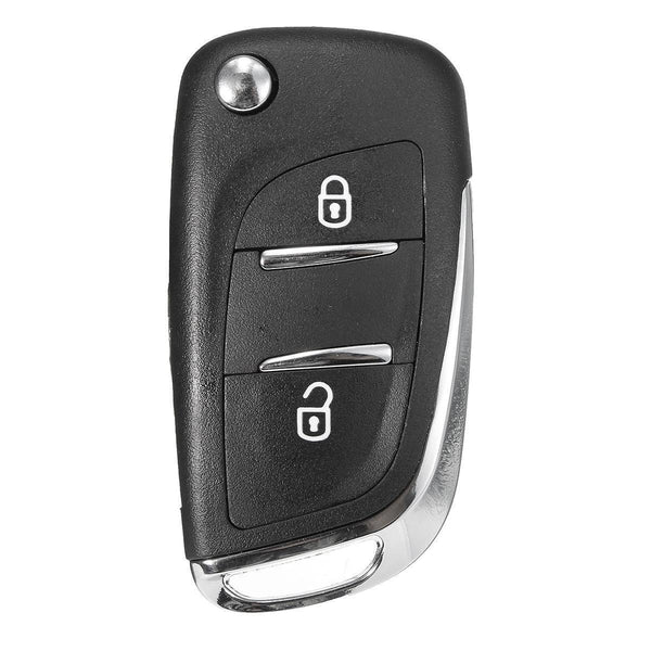 Planet Gates 2 Button Modified Fob Fold Remote Car Key Shell Case Uncut Blade For Peugeot 107 207 307 308 407 Auto Replacement Parts