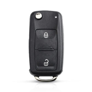 Planet Gates 2 BUTTONS 3 Button For VW VOLKSWAGEN Tiguan Golf Sagitar Polo MK6 Flip Fob Remote Folding Key Shell Uncut Blade