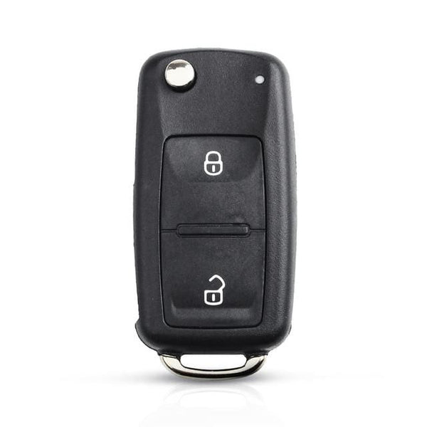 Planet Gates 2 BUTTONS 3 Button For VW VOLKSWAGEN Tiguan Golf Sagitar Polo MK6 Flip Fob Remote Folding Key Shell Uncut Blade