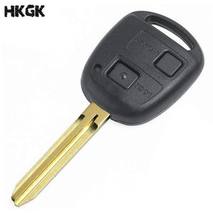 Planet Gates 2 Buttons 433Mhz Car Remote key For Toyota Avensis Kluger Prado120 Tarago RAV4 Replacement Remote Control Key 4D67/4C Chip