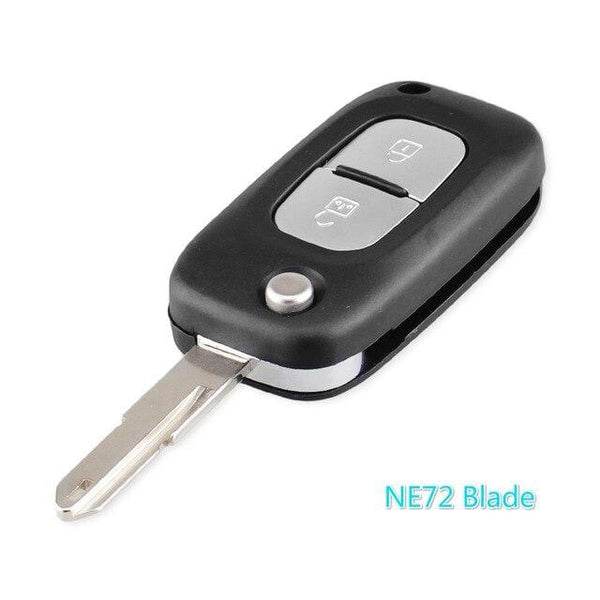 Planet Gates 2 Buttons NE72 2/3 Buttons Filp Car Remote Key Case shell for Renault Fluence Clio Megane Kangoo Modus Auto Key With NE73/VA2 Blade