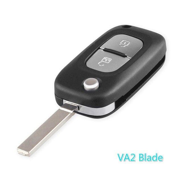 Planet Gates 2 Buttons VA2 2/3 Buttons Filp Car Remote Key Case shell for Renault Fluence Clio Megane Kangoo Modus Auto Key With NE73/VA2 Blade