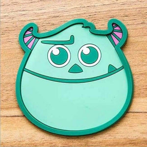 Planet Gates 2 Cartoon 1 Piece Silicone Dining Table Placemat Coaster Kitchen Accessories Mat Cup Bar Mug Cartoon Animal Drink Pads