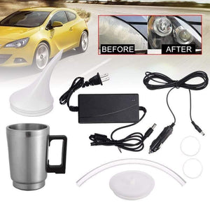 Planet Gates 2 Cover Car Headlight Refurbished Atomizing Cup Lens Restoration Kit Restorer System Polishing Cleaning Tool