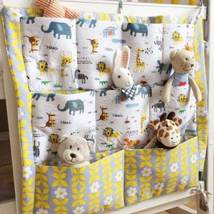 Planet Gates 2 Crib Baby Bed bumper Hanging Storage Bag Multi-functional muslin Baby Cot pocket Hanging Storage Bag Baby Bedding Bumper