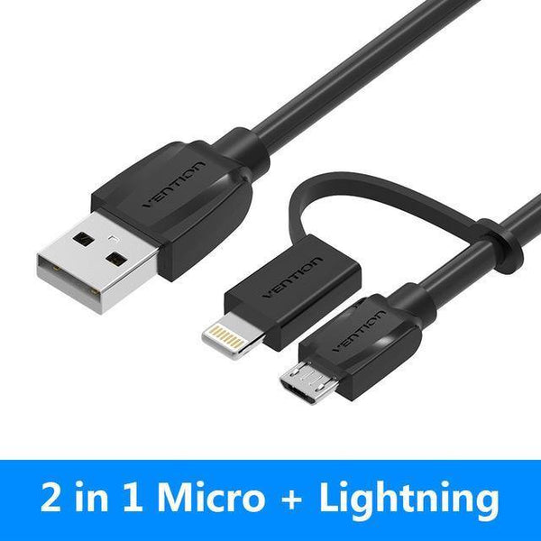 Planet Gates 2 in 1 -B / 0.5m Vention Micro USB 2 in 1 Type C Cable USB C Super Speed Charger USB Cable for Macbook Nokia Nexus 5X 6P Meizu Pro5 Xiaomi Phone
