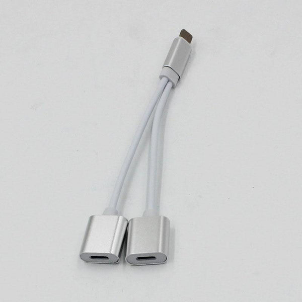 Planet Gates 2 in 1 Dual For Lightning Adapter Audio Charging Splitter Cable for iPhone X 8 7 Plus Earphone Headphones Converter For iOS 11