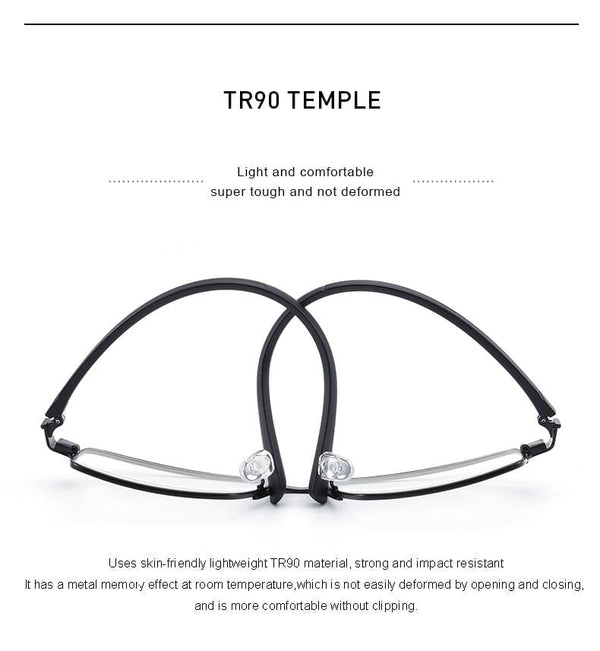 Planet Gates 2 In 1 Magnet Polarized Clip Glasses Frame Men Optical Myopia Clip Glasses For Men Eyeglasses Frame TR90 S2728