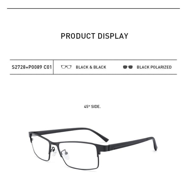 Planet Gates 2 In 1 Magnet Polarized Clip Glasses Frame Men Optical Myopia Clip Glasses For Men Eyeglasses Frame TR90 S2728