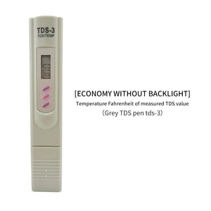 Planet Gates 2-in-1 PPM Water TDS Meter Tester Drinking Water Quality Analyzer Monitor Filter Rapid Test Aquarium Hydroponics Pools PPM TDS-3