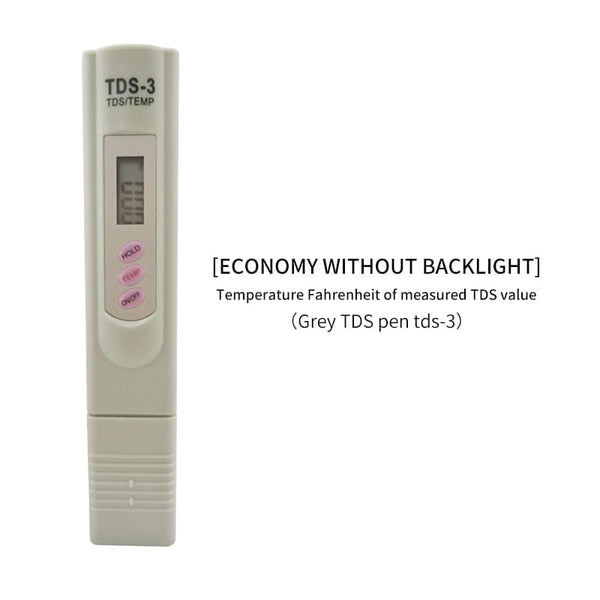 Planet Gates 2-in-1 PPM Water TDS Meter Tester Drinking Water Quality Analyzer Monitor Filter Rapid Test Aquarium Hydroponics Pools PPM TDS-3