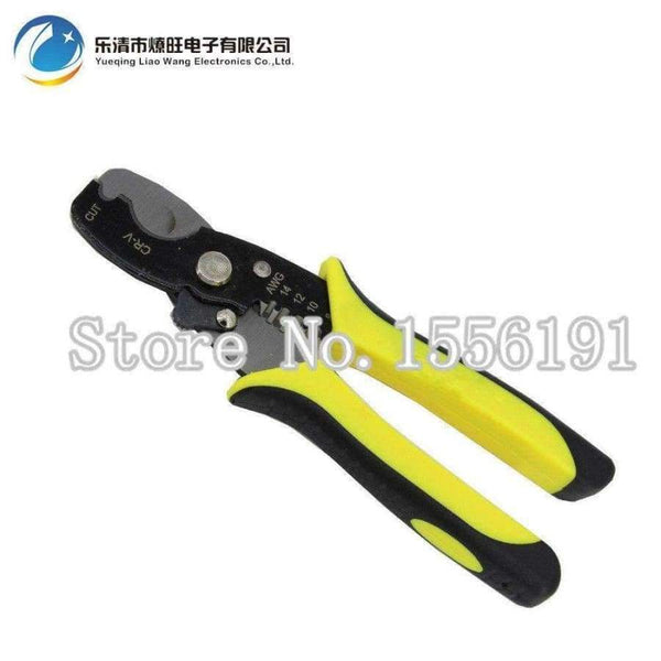 Planet Gates 2 in 1 Wire Stripper Peeling Pliers Crimper Cable Stripping Cutter Electricians Manganese Steel Crimping Hand Tools