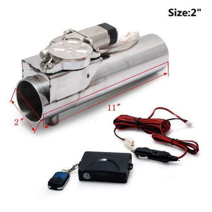 Planet Gates 2 Inch 2"/2.25"/2.5"/2.75"/3" Exhaust Pipe Electric I Pipe Exhaust Electrical Cutout with Remote Control Wholesale Valve EP-CUT01G