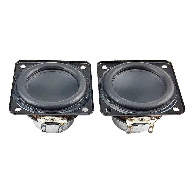 Planet Gates 2 Inch 48mm Full Frequency Speaker 4OHM 15W Neodymium Bass Loudspeaker 20 Core Voice Coil Rubber Edge Repair Audio Driver 2pcs