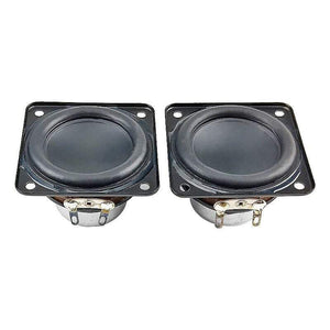 Planet Gates 2 Inch 48mm Full Frequency Speaker 4OHM 15W Neodymium Bass Loudspeaker 20 Core Voice Coil Rubber Edge Repair Audio Driver 2pcs