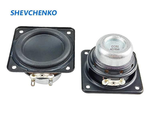 Planet Gates 2 Inch 48mm Full Frequency Speaker 4OHM 15W Neodymium Bass Loudspeaker 20 Core Voice Coil Rubber Edge Repair Audio Driver 2pcs