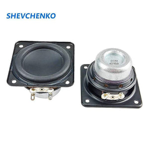 Planet Gates 2 Inch 48mm Full Frequency Speaker 4OHM 15W Neodymium Bass Loudspeaker 20 Core Voice Coil Rubber Edge Repair Audio Driver 2pcs