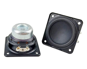 Planet Gates 2 Inch 48mm Full Frequency Speaker 4OHM 15W Neodymium Bass Loudspeaker 20 Core Voice Coil Rubber Edge Repair Audio Driver 2pcs