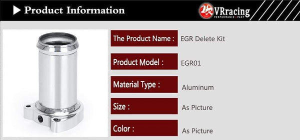 Planet Gates 2 inch 50mm EGR Delete kit Valve Replacement Pipe For 1.9 8v TDI VE 90 / 110 and PD100 / PD115 Diesel Delete kit VR-EGR01