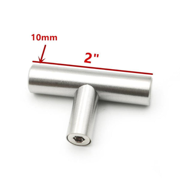 50mm-500mm Stainless Steel Kitchen Door Cabinet T Bar Handle Pull Knob Cabinet Knobs Furniture Handle Cupboard Drawer Handle