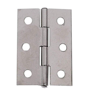 2-inch Cupboard Cabinet Door Folding Butt Hinges Silver Tone 15 Pcs