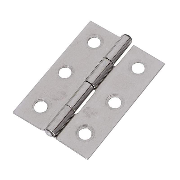 2-inch Cupboard Cabinet Door Folding Butt Hinges Silver Tone 15 Pcs