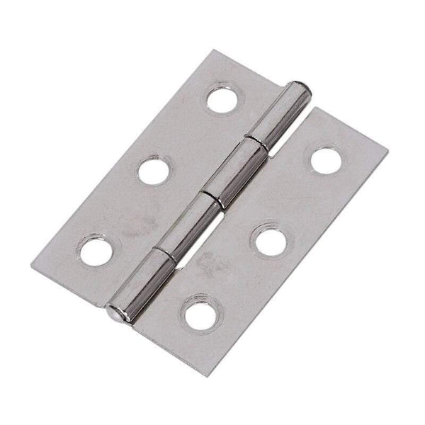2-inch Cupboard Cabinet Door Folding Butt Hinges Silver Tone 15 Pcs