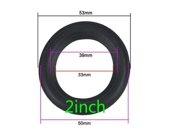 Planet Gates 2 inch New size Speaker Rubber Surround Suspension Repair Accessories for 2 inch 2.5inch 3.5 inch 4inch 4.5 inch 5.25 inch 6.5inch 8"