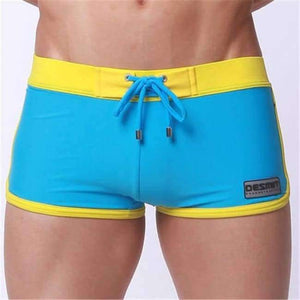 Planet Gates 2 / L Swimwear Men Breathable Men's Swimsuits Swim Trunks Boxer Briefs Sunga Swim Suits Maillot De Bain Beach Shorts