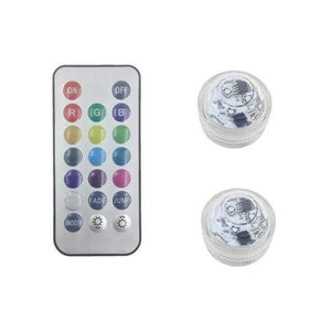 Waterproof Submersible LED Light RGB Underwater Bath Light For Wedding Tea Light Vase Bowl Party Xmas Holiday Decoration