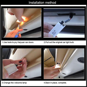 Planet Gates 2 LED Logo Light Shadow Projector Car Door Courtesy Laser fit for Audi A8L A7 A6L Q3 A5 A4L A4A6 A1 R8  Q7 Q5 TT A8 (Fits: Audi)