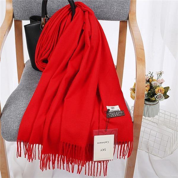 Planet Gates 2 Luxury Brand Winter Scarf Unisex  Female Male Wool Sky Cashmere Scarf Pashmina Tassels