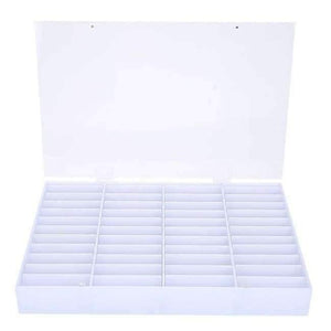 Planet Gates 2 Nail Art Decoration Rhinestone Gem Storage Box Manicure Nail Tools Empty Clear Bead Container Rhinestone False Fake Nail Box