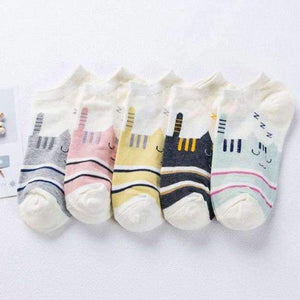 Planet Gates 2 / One Size Fashion Women Socks Cotton Cartoon Print Girls Casual Novelty High Quality New Casual Print Sock For Girls 5Pair/Pcs