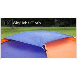 Planet Gates 2 Orange and green / China Camping Tent Double Layers Outdoor Fishing Tourist Tent Ultralight 1-2/3-4 Person Beach Tent Anti-UV Sun Shade Tent