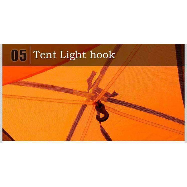 Planet Gates 2 Orange and green / China Camping Tent Double Layers Outdoor Fishing Tourist Tent Ultralight 1-2/3-4 Person Beach Tent Anti-UV Sun Shade Tent